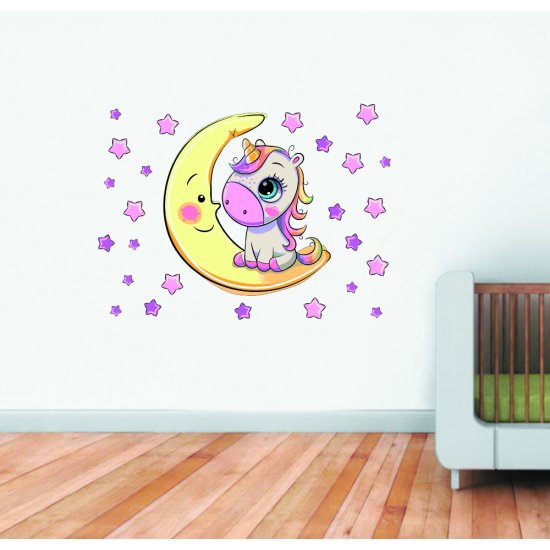 Παιδικό Αυτοκόλλητο Τοίχου - Μονόκερος 05 Παιδικό Αυτοκόλλητο Τοίχου - Μονόκερος 05